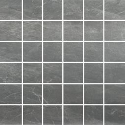 Denmark | 2"X 2" Dark Grey Mosaic Matte