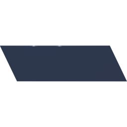 Lloyd | 2"x 8" Left Navy Gloss