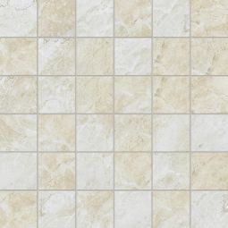 Malena | 2"x 2" (13x13 mesh sheet) Mosaics Ivory 