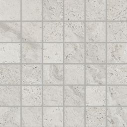 Unique Travertine | 2"x 2" Mosaics Minimal Silver